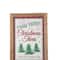 Glitzhome® 24" Wooden Christmas Trees Porch Sign